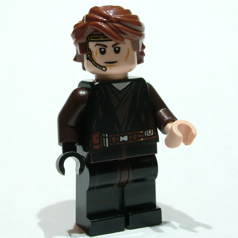 Anakin Skywalker, uniforme de pilote, casque imprimé, pas de collier (Anakin Skywalker, Pilot Uniform, Printed Headset, No Collar)
