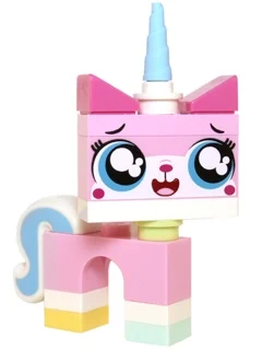 Unikitty, pied vert d’eau léger, bouche ouverte, sourcils / cutesykitty (chitty mignon) (Unikitty, Light Aqua Foot, Open Mouth, Eyebrows / Cutesykitty (Cutesy Kitty))