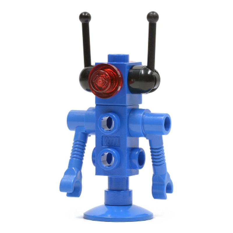 Droïde espace classique - bleu avec antenne noire (Classic Space Droid - Blue with Black Antenna)