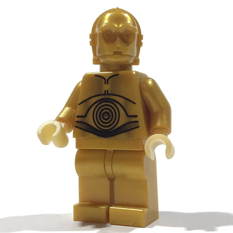 C-3PO - perle or corps, mains or clair nacré (C-3PO - Pearl Gold Body, Pearl Light Gold Hands)