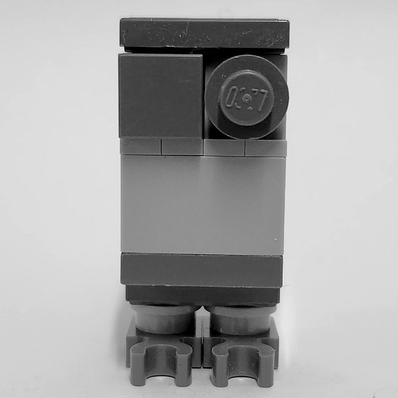 Gnk pouvoir droïde (gonk) - corps gris bleuté clair, jambes gris bleuté foncé (GNK Power Droid (Gonk) - Light Bluish Grey Body, Dark Bluish Grey Legs)