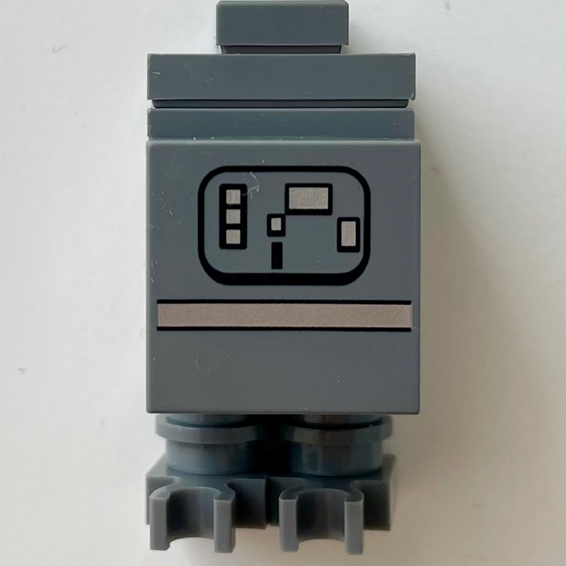Gnk pouvoir droïde (gonk) - gris foncé bleuté (GNK Power Droid (Gonk) - Dark Bluish Grey)