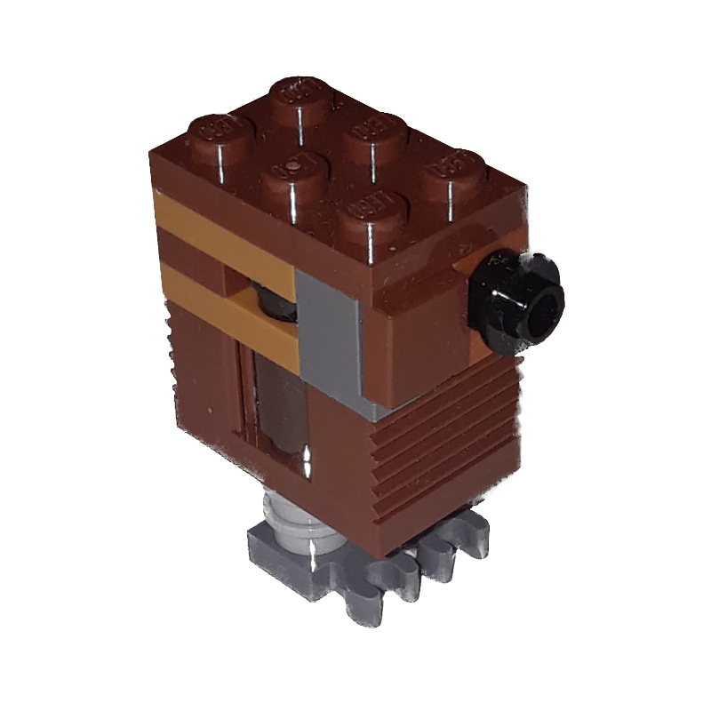 Gnk pouvoir droïde (gonk) - brun rougeâtre (GNK Power Droid (Gonk) - Reddish Brown)