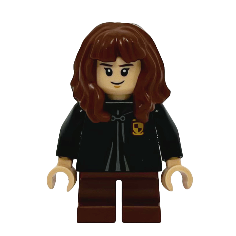 Hermione Granger, robe gryffondor fermée avec crête, jambes courtes (Hermione Granger, Gryffindor Robe Closed with Crest, Short Legs)