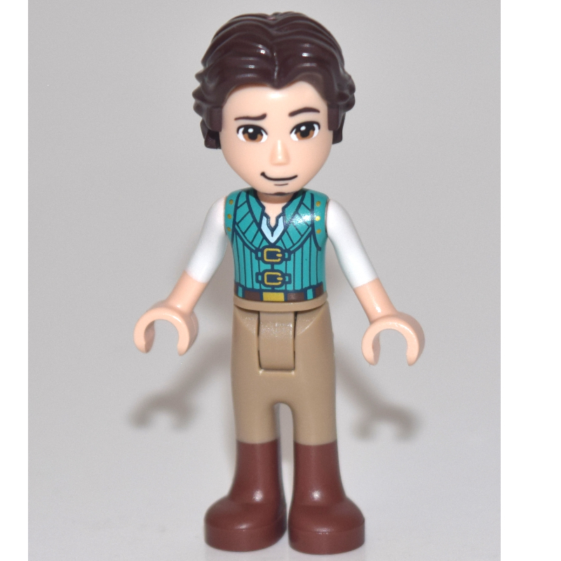 Flynn rider - veste turquoise foncée, charnière épaisse sur les jambes (Flynn Rider - Dark Turquoise Vest, Thick Leg Hinge)