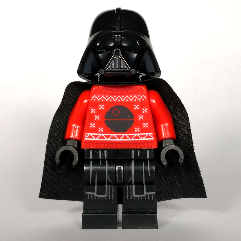 Dark Vador — chandail festif, pull rouge (Darth Vader - Festive, Red Sweater)