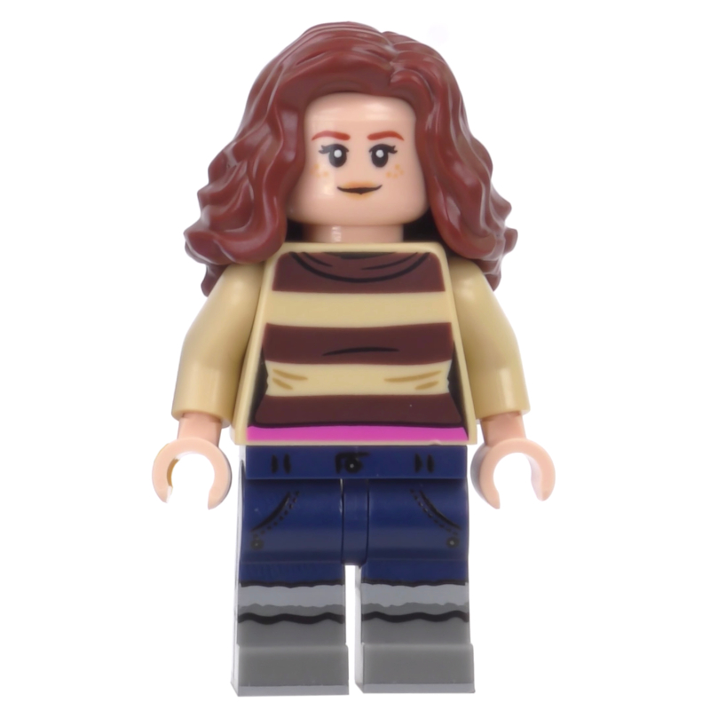 Hermione Granger, pull à rayures beige, jambes bleu foncé (Hermione Granger, Tan Striped Sweater, Dark Blue Legs)