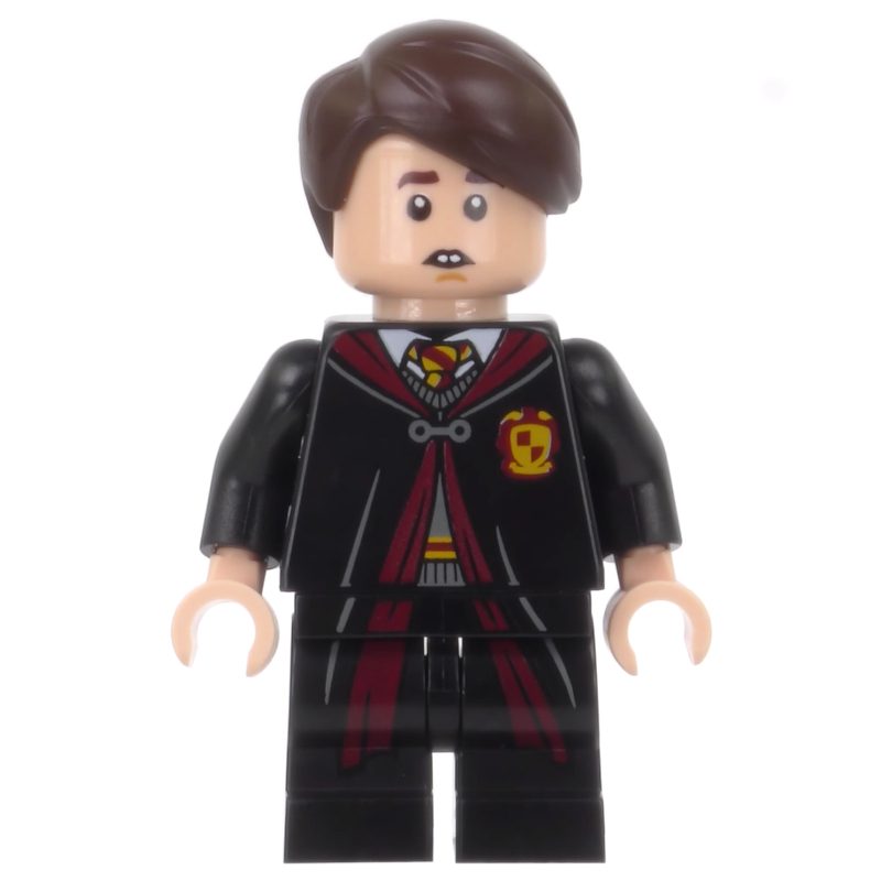 Neville Londubat, robes gryffondor fermées, jambes moyennes imprimées (Neville Longbottom, Gryffindor Robes Closed, Printed Medium Legs)
