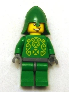 Rascus - pas d'armure, casque vert (Rascus - No Armour, Green Helmet)