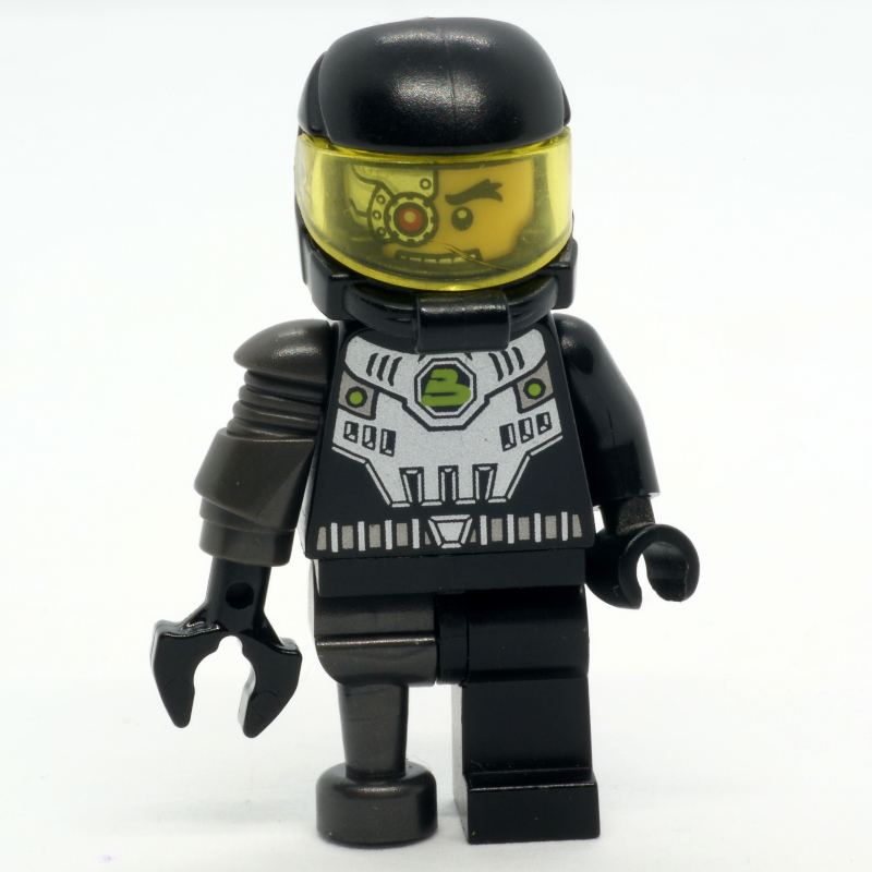 Space vilain - jambe plate argentée (Space Villain - Flat Silver Peg Leg)
