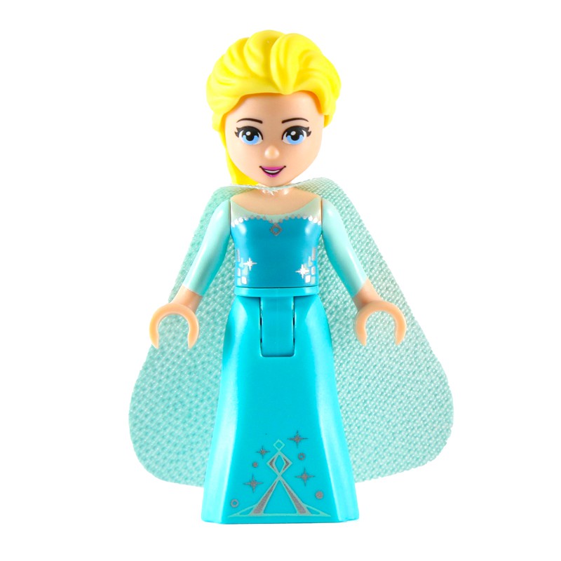 Elsa - cape légère à paillettes vert d’eau (Elsa - Light Aqua Glitter Cape)