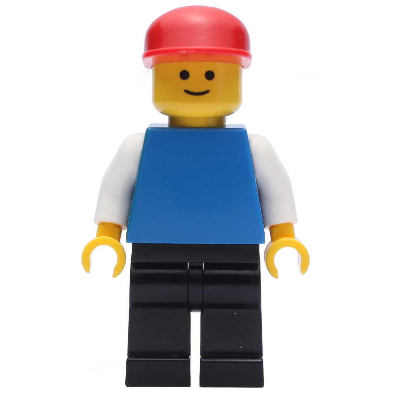 Torse bleu, jambes noires, casquette rouge (Blue Torso, Black Legs, Red Cap)