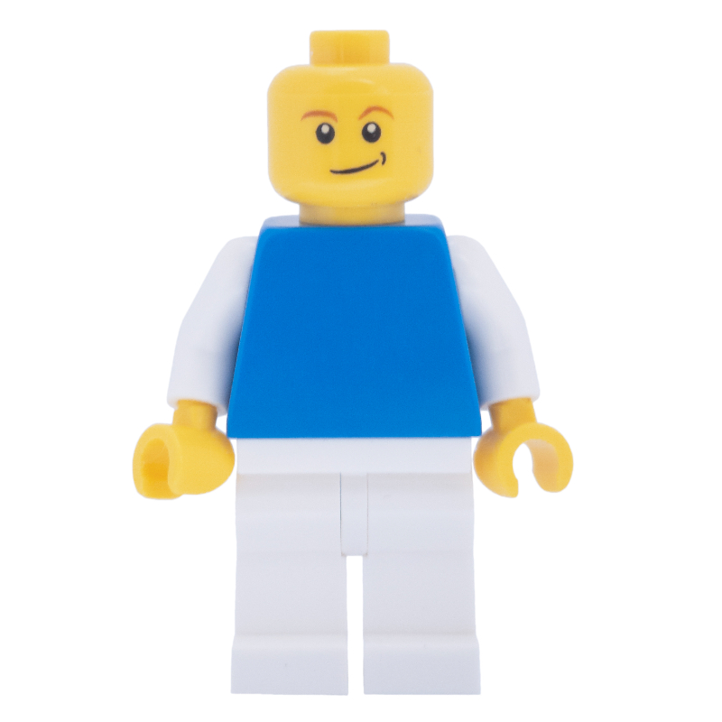 Torse bleu, jambes blanches (Blue Torso, White Legs)