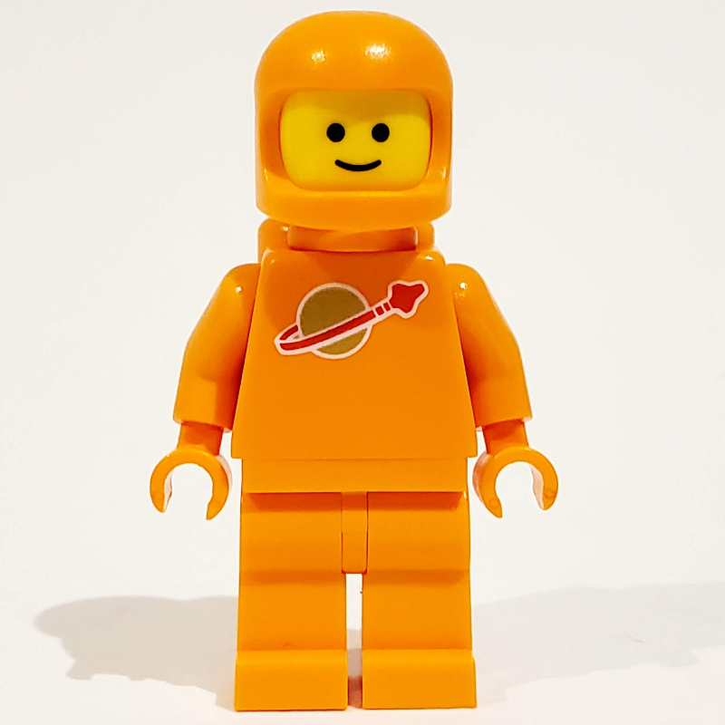 Homme de l'espace classique, orange avec bouteilles d’air (Classic Spaceman, Orange with Airtanks)