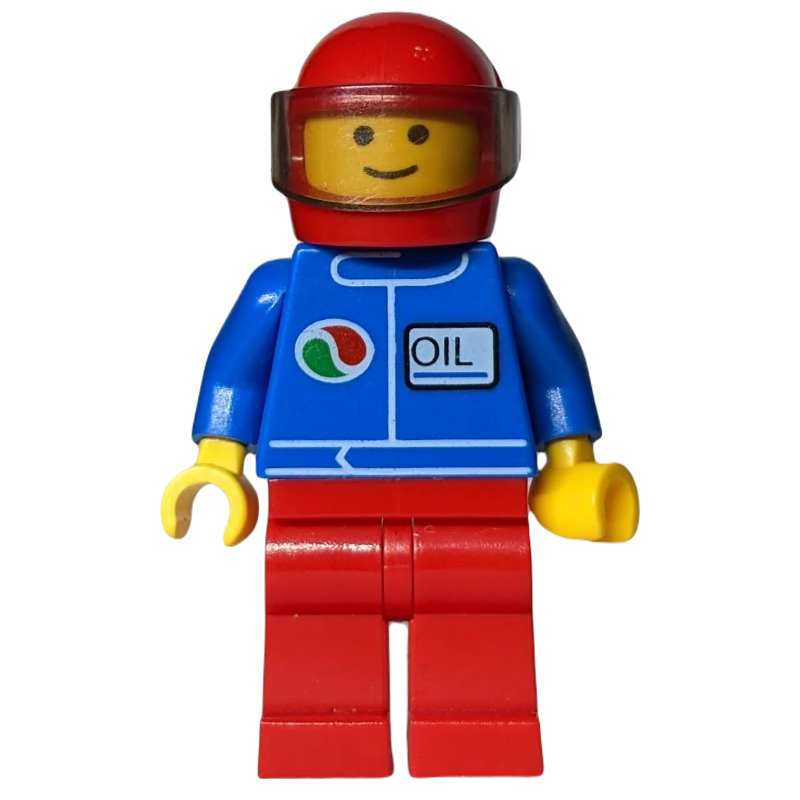 Octan - torse bleu, jambes rouges, casque rouge (Octan - Blue Torso, Red Legs, Red Helmet)