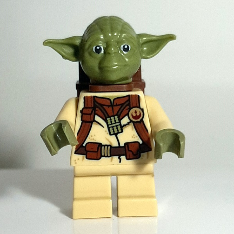 Yoda, tête vert olive, sac à dos (Yoda, Olive Green Head, Backpack)