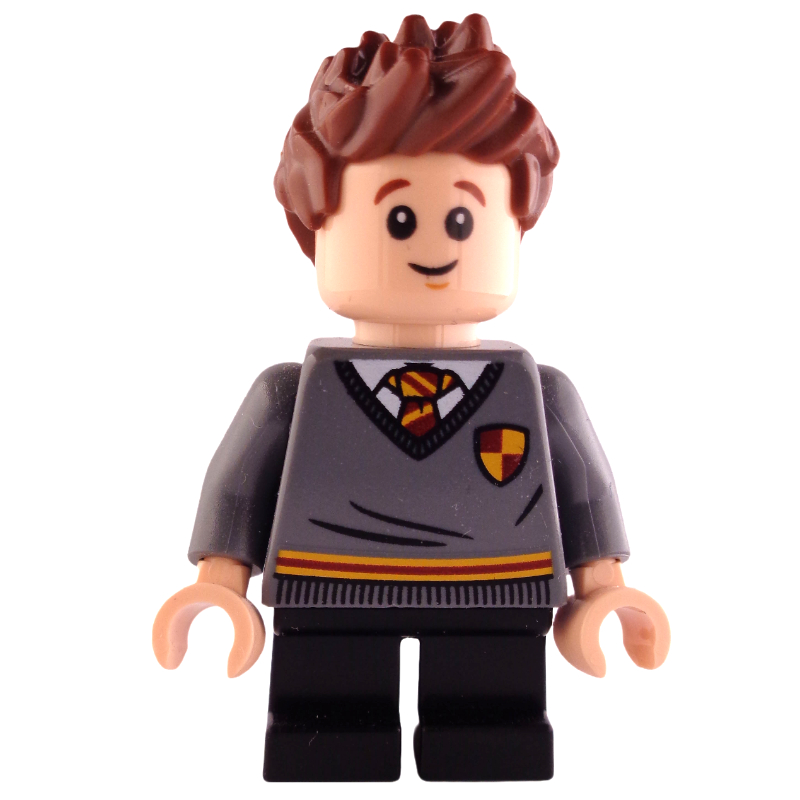 Seamus finnigan, pull de Gryffondor avec blason, jambes courtes (Seamus Finnigan, Gryffindor Sweater with Crest, Short Legs)