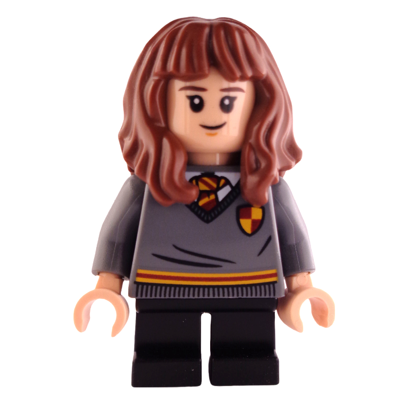 Hermione Granger, pull de Gryffondor avec blason, jambes courtes (Hermione Granger, Gryffindor Sweater with Crest, Short Legs)
