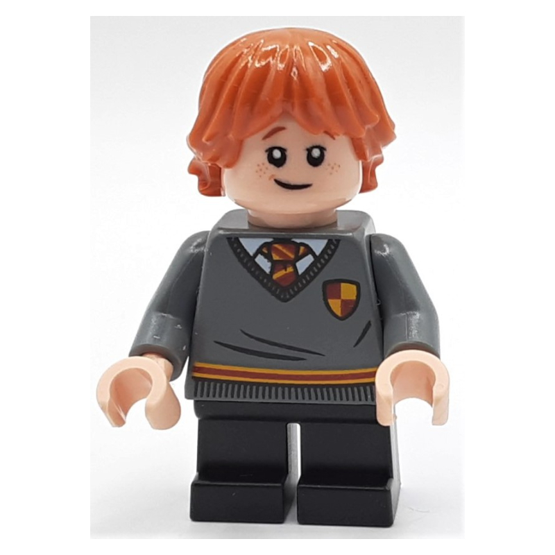 Ron Weasley, pull de Gryffondor avec blason, courtes jambes noires (Ron Weasley, Gryffindor Sweater with Crest, Short Black Legs)