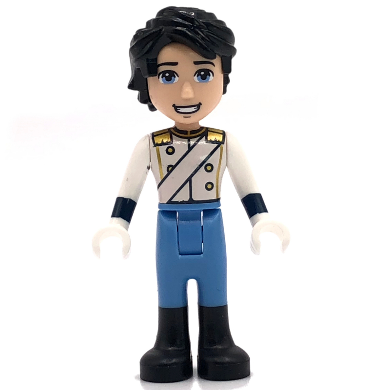 Prince eric - uniforme blanc, pantalon bleu moyen (Prince Eric - White Uniform, Medium Blue Pants)