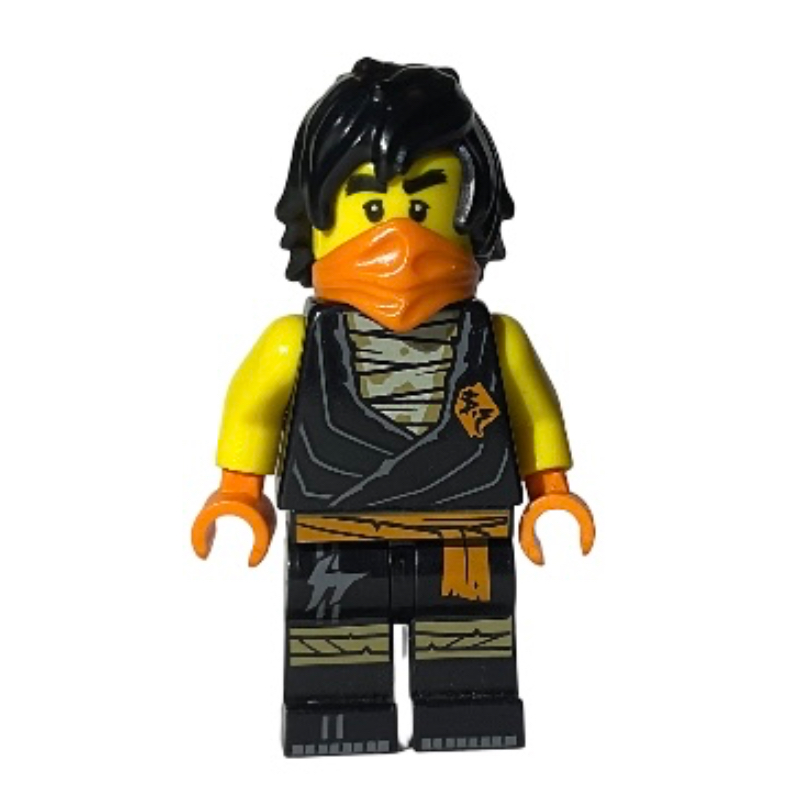 Cole - legacy, costume noir, bandana orange (Cole - Legacy, Black Suit, Orange Bandana)
