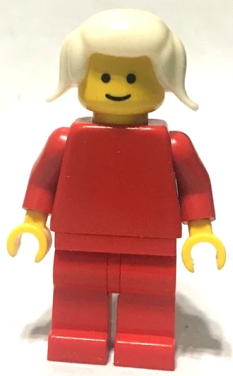 Torse rouge, jambes rouges, cheveux blancs (Red Torso, Red Legs, White Hair)