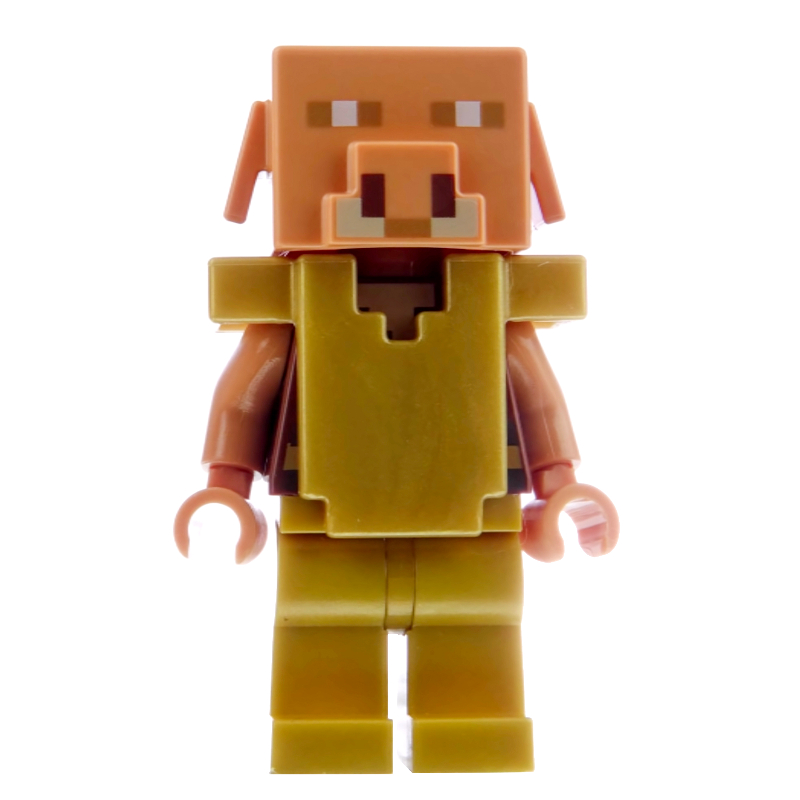 Piglin, armure, jambes or nacré (Piglin, Armor, Pearl Gold Legs)