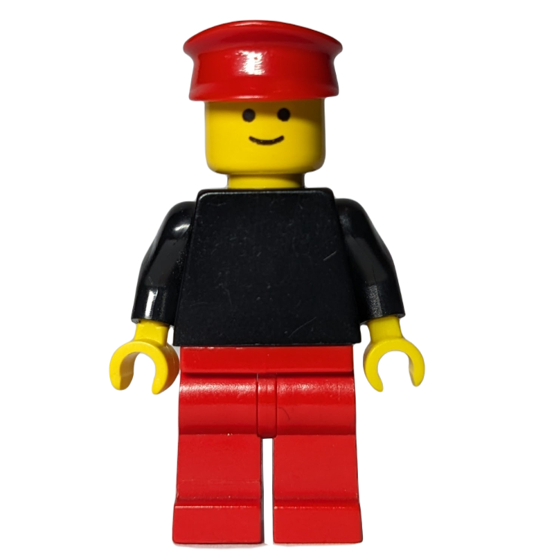 Torse noir, jambes rouges, chapeau rouge (Black Torso, Red Legs, Red Hat)