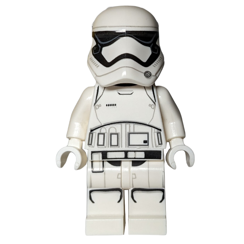 Stormtrooper, premier ordre - bouche arrondie (Stormtrooper, First Order - Rounded Mouth)
