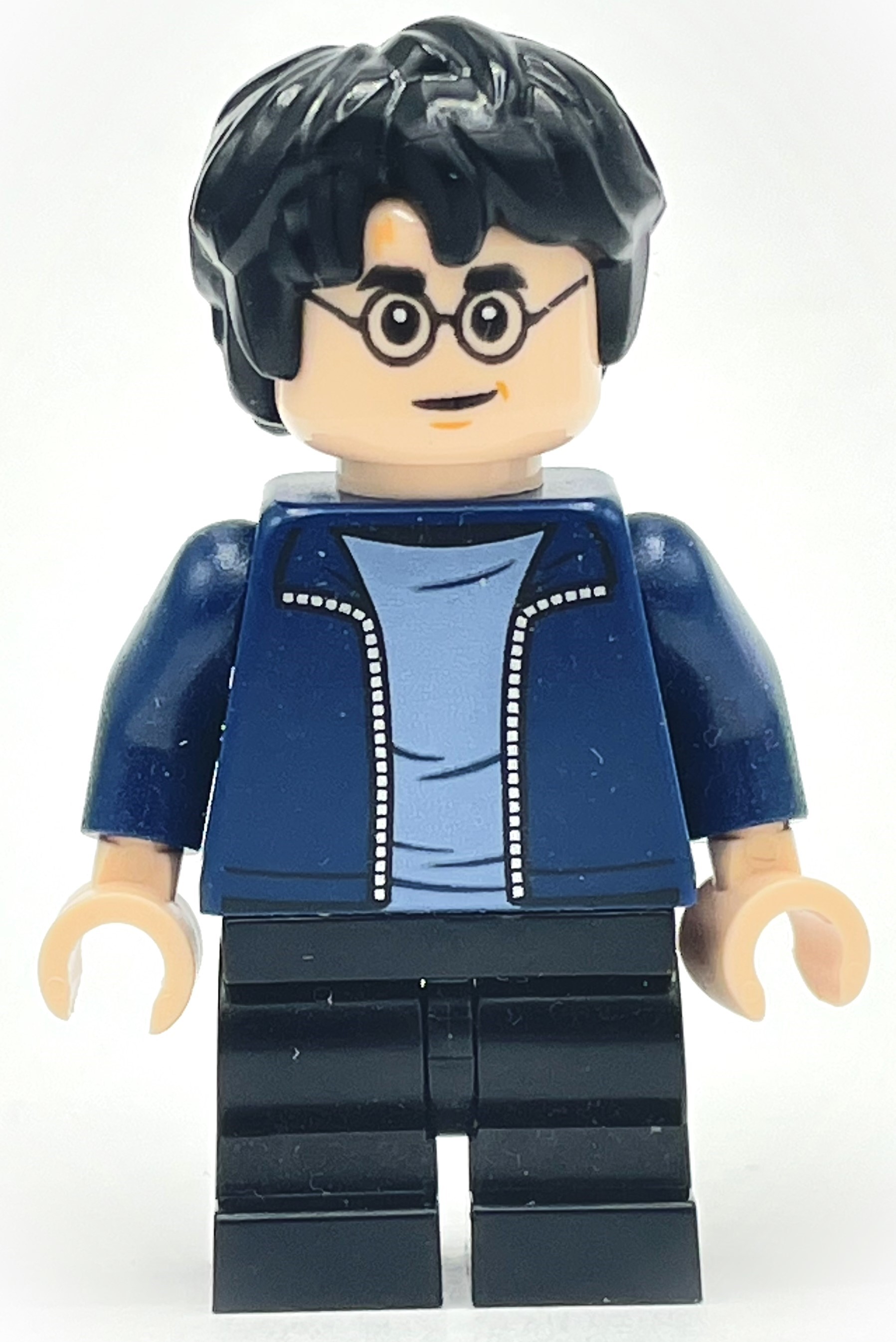 Harry Potter, veste bleu foncé, jambes moyennes (Harry Potter, Dark Blue Jacket, Medium Legs)