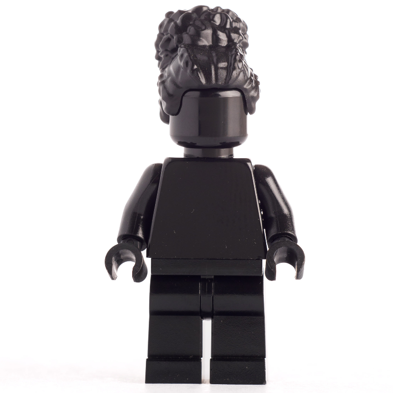 Noir monochrome avec des cheveux (Monochrome Black with Hair)