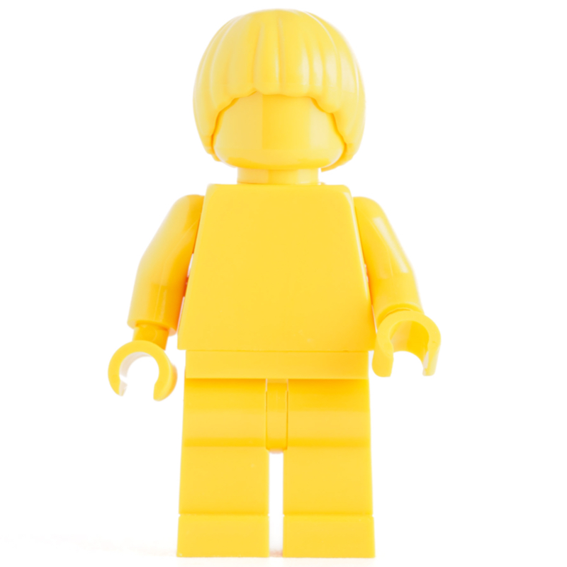Jaune monochrome avec des cheveux (Monochrome Yellow with Hair)