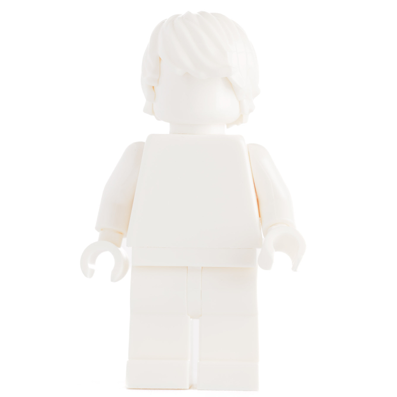Blanc monochrome avec des cheveux (Monochrome White with Hair)