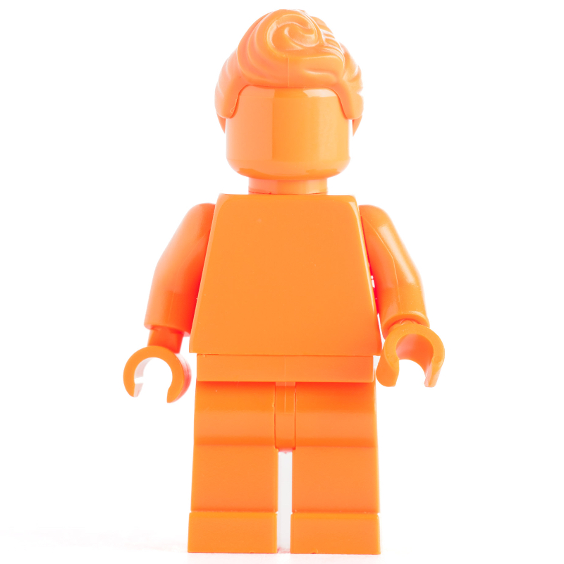 Orange monochrome avec des cheveux (Monochrome Orange with Hair)