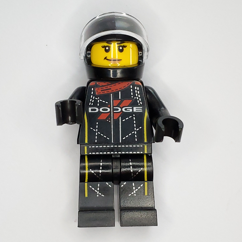 Pilote de course - torse noir, jambes noires, casque noir (Race Driver - Black Torso, Black Legs, Black Helmet)