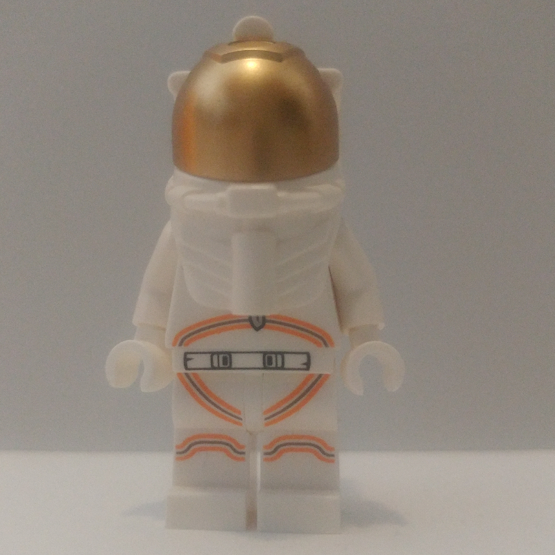 Astronaute, visière dorée, bouc (Astronaut, Gold Visor,  Goatee Beard)
