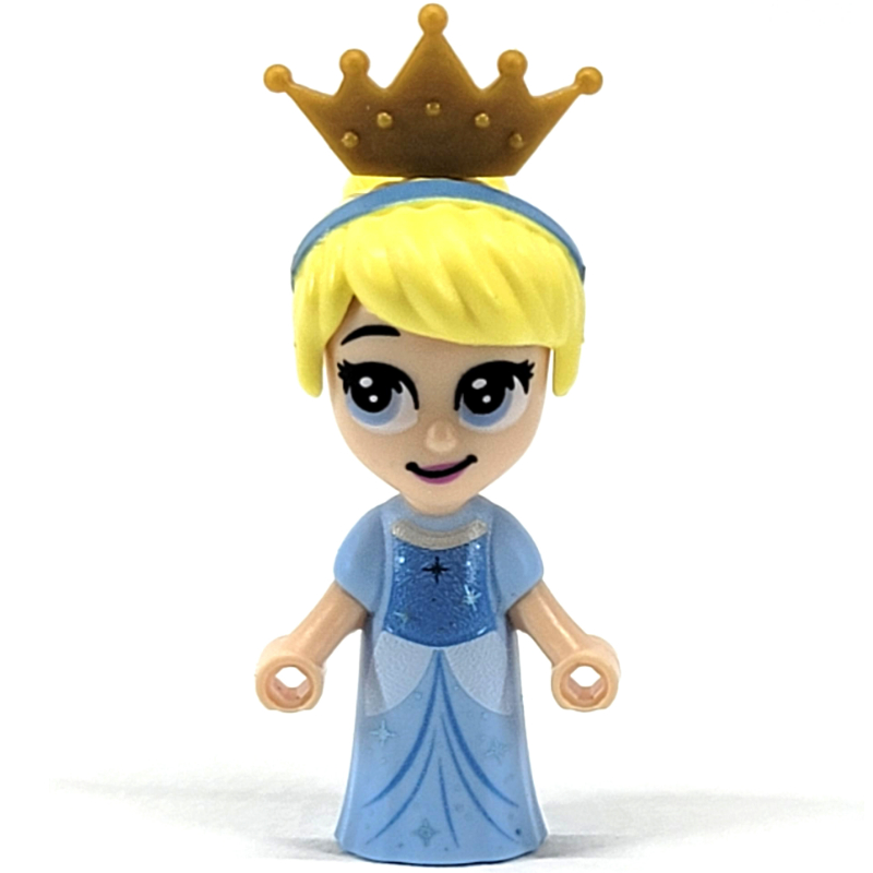 Cendrillon — micropoupée avec couronne (Cinderella - MicroDoll with Crown)