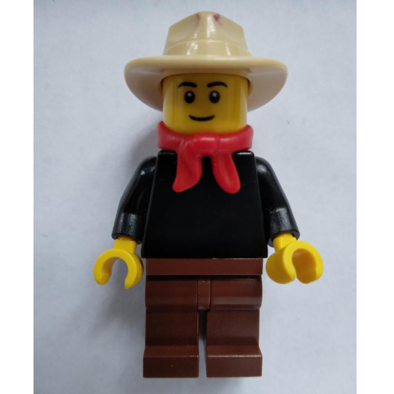 Prospecteur d'or, homme, sourcils noirs (Gold Prospector, Man, Black Eyebrows)