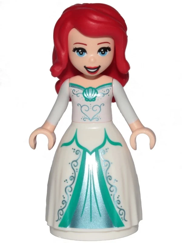 Ariel — forme humaine, robe blanche (Ariel - Human Form, White Dress)