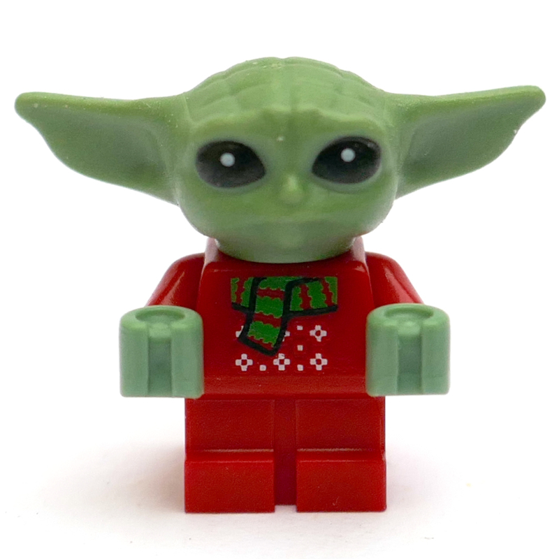 Grogu / l'enfant (bébé Yoda) en tenue de Noël (Grogu / The Child (Baby Yoda) in Christmas Outfit)