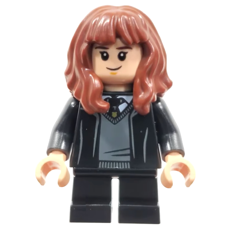 Hermione Granger, robe gryffondor ouverte avec cravate, jambes courtes (Hermione Granger, Gryffindor Robe Open with Tie, Short Legs)