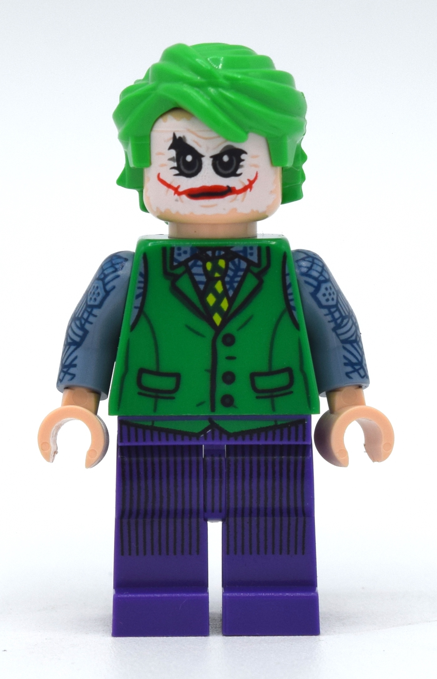 Le Joker avec gilet vert et maquillage visage blanc (trilogie chevalier noir) (The Joker with Green Vest and White Face Make-up (Dark Knight Trilogy))