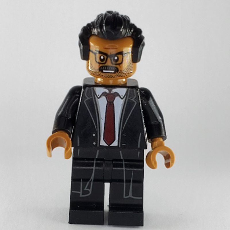 James Gordon, tenue noire, cheveux noirs (James Gordon, Black Suit, Black Hair)
