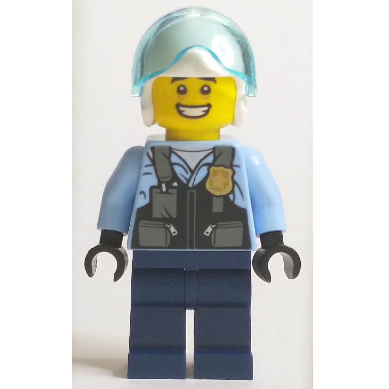 Allen, gilet, casque blanc (Allen, Vest, White Helmet)