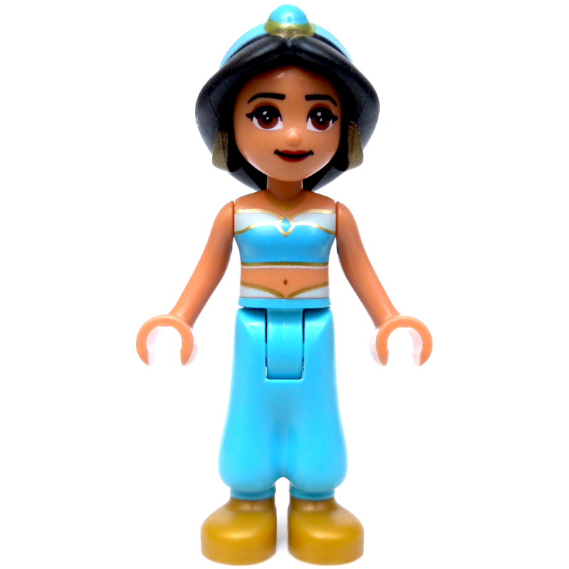 Jasmine — haut bleu moyen et pantalon (Jasmine - Medium Blue Top and Pants)