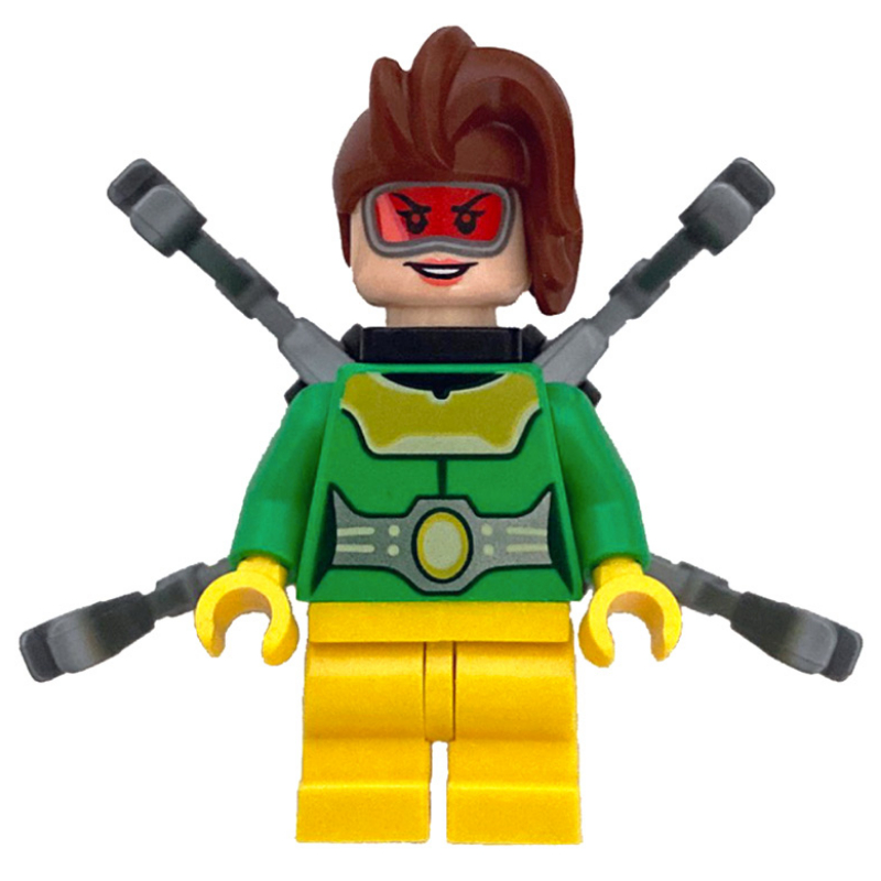 Dr. poulpe / Doc Ock, femme, bras argent mat (Dr. Octopus / Doc Ock, Female, Flat Silver Arms)