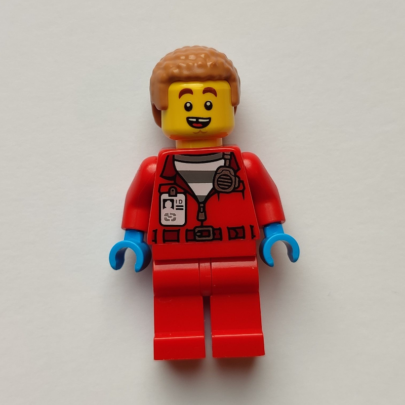 Hacksaw hank, uniforme de prison rouge (Hacksaw Hank, Red Prison Uniform)