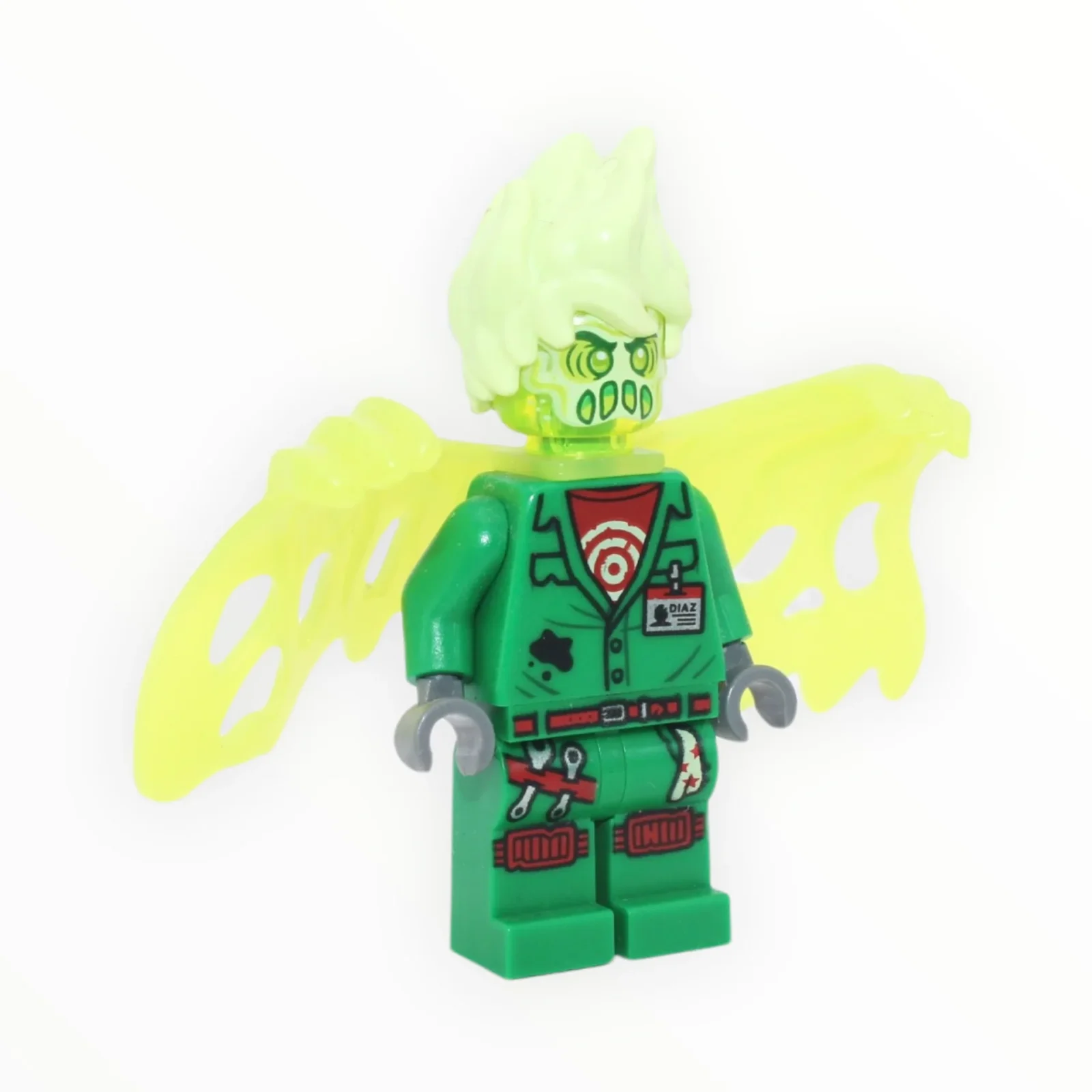 Douglas elton / el fuego, tenue verte - forme possédée (Douglas Elton / El Fuego, Green Outfit - Possessed Form)
