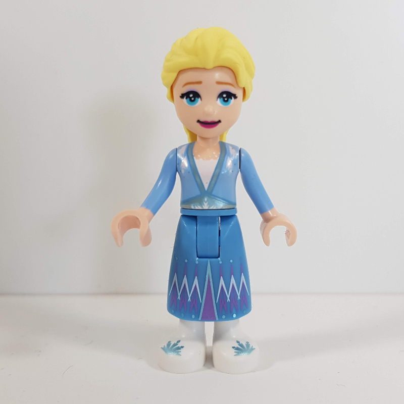 Elsa — robe courte bleu moyen (Elsa - Medium Blue Short Dress)