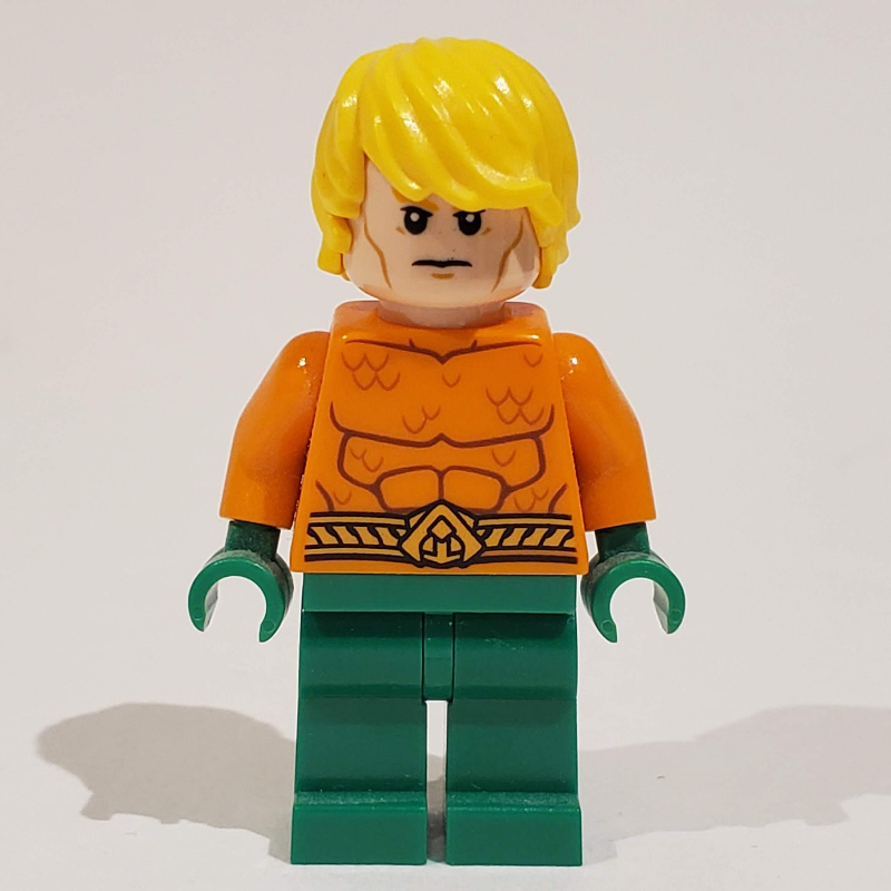Aquaman, cheveux courts jaunes (3626c tête) (Aquaman, Short Yellow Hair (3626c Head))